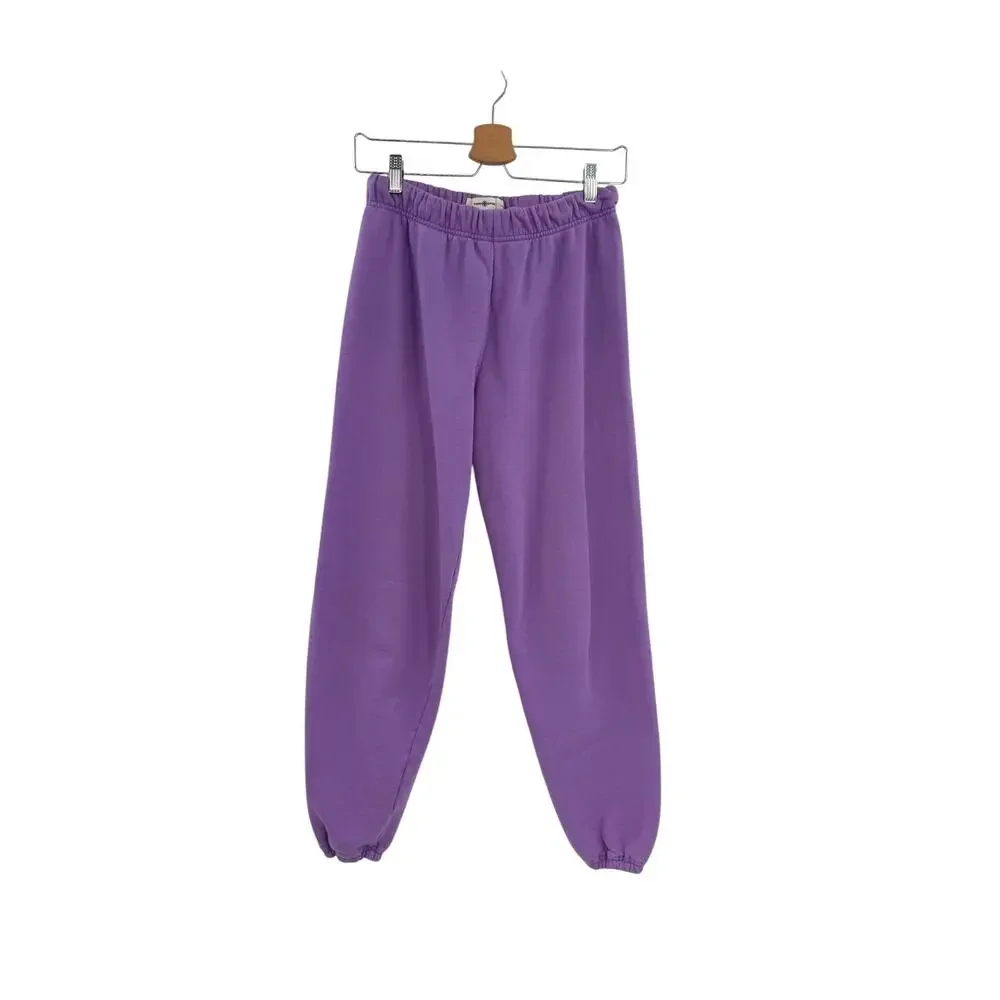 Tory‎ Sport Purple French Terry Jogger Sweatpants Elastic Waist Size XS